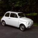 1970 White FIAT 500