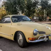 1970 Yellow Karmann Ghia Coupe customized original
