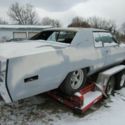 1971 Cadillac coupe Deville project car - fairly solid very Straight body. runs!