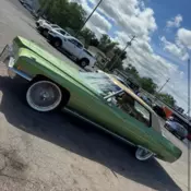 1971 Cadillac DeVille Sedan Green Sedan Deville