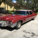 1971 cadillac Factry limosine good condition Burgundy body and off white top