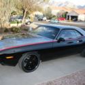 1971 Challenger Resto-mod Two Tone Black Gray Leather Upholstery