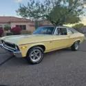 1971 Chev Nova 2dr Sedan,Small block V8, 5 speed Tremic trans with factory air.