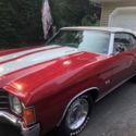1971 CHEVELLE MALIBU CONVERTIBLE SS TRIBUTE CANDY RED/WHITE STRIPES 350 V8