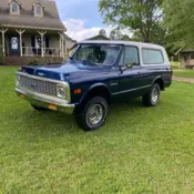 1971 Chevrolet Blazer SUV Blue