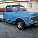 1971 Chevrolet C-10 SWB Project Roller 4 Linked Frame Set Up for Bags Patina