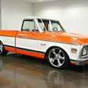 1971 Chevrolet C10  60000 Miles Orange/White Pickup Truck 350 Chevrolet V8 700R4