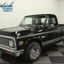 1971 Chevrolet C10 Cheyenne Super 27985 Miles Black Pickup Truck 454 V8 3 Speed