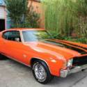 1971 Chevrolet Chevelle  1,217 Miles Orange w/ black stripes Coupe 350 Automatic