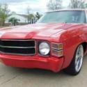 1971 CHEVROLET CHEVELLE  5,754 Miles RED  6.0 LS2 FUEL INJECTED FOUR SPEED AUTO