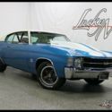 1971 Chevrolet Chevelle SS 1500 Miles Mediterranean Blue/White Stripes Coupe 350