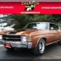 1971 Chevrolet Chevelle SS Recreation 5729 Miles Rosewood Coupe v8 A
