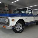 1971 CHEVROLET CHEYENNE Pickup Frame Off Restored Factory AC Blue/White Auto