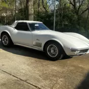 1971 Chevrolet Corvette Convertible White