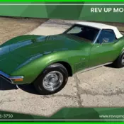 1971 Chevrolet Corvette Stingray Convertible Awesome Color Combination