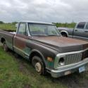 1971 Chevrolet Custom 10  Green  6 cylinder