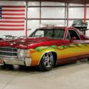 1971 Chevrolet El Camino  21845 Miles Candy Apple Red/Flames Pickup Truck 350ci