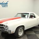 1971 Chevrolet El Camino  66615 Miles Antique White Pickup Truck 406 CI V8 3 Spe