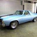 1971 Chevrolet El Camino  87,282 Miles Blue American Muscle Car Select Manual