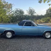 1971 Chevrolet El Camino Blue SS Tribute
