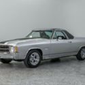 1971 Chevrolet El Camino SS 67201 Miles Silver w/ Black Stripes Pickup Truck 350