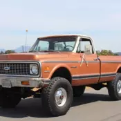 1971 Chevrolet K20 Pickup Chevrolet Custom K20 4x4 4spd SBC 400