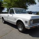 1971 Chevy C-10 Long Bed Pick Up 6 cylinder 3 speed manual column shift.