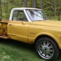 1971 chevy c10 rare longbed stepside 307 3 spd manual patina classic farm truck