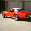 1971 Corvette Convertible 4-spd Real Red/Red Frame off Restored with 27 miles