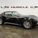 1971 Corvette Tuxedo Black 350 auto tilt telescope factory AC 4 wheel disc