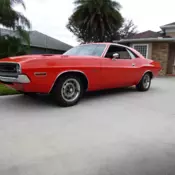1971 Dodge Challenger Original 340 4spd, original sheet metal, EV2 paint code