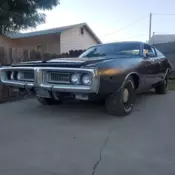 1971 Dodge Charger SE 500 B Body 440 Big Block Dana Rear End Triple Black