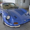 1971 Ferrari 246  Dino GT 54901 Miles Blue Coupe 6 Cylinder Manual