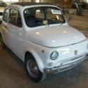 1971 Fiat 500 L  66683 Miles White Coupe 2 Cyl Manual