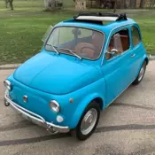 1971 Fiat 500L  21164 Miles Baby Blue Coupe 479cc 4-Speed