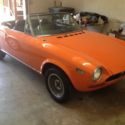 1971 Fiat Sport Spider 124  No Reserve