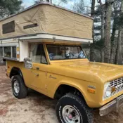 1971 Ford Bronco Pop-Up Camper