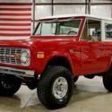 1971 Ford Bronco Sport 63553 Miles Cardinal Red SUV V8 3-Speed Manual