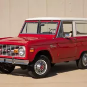 1971 Ford Bronco Sport V8 5.0L 3-Speed SUV Red