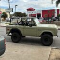 1971 Ford Bronco Wagon Green 4WD Automatic black