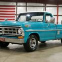 1971 Ford F100  14921 Miles Swiss Aqua Pickup Truck 360ci V8 Automatic