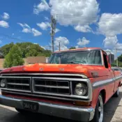 1971 Ford F100 Orange