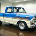 1971 Ford F100 Ranger 4330 Miles Blue Patina Pickup Truck 460 V8 C6 Automatic