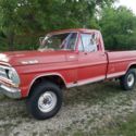 1971 Ford F250 4X4 &#034;Highboy&#034;. Rebuilt 390 4V 4 spd. Runs & drives. Marti Report