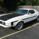 1971 FORD MUSTANG BOSS 429 CLONE CAR WHITE W/ BLACK SWEET!