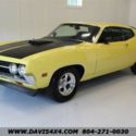 1971 FORD TORINO COBRA 25215 Miles Yellow Coupe  4 Speed Manual