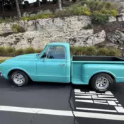 1971 GMC Pickup Green step side
