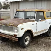 1971 International Scout 800B SUV White Comanche