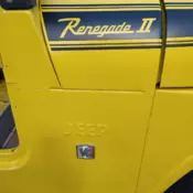 1971 Jeep CJ 5 SUV Yellow Renegade II