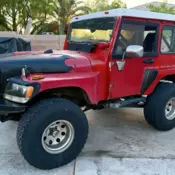 1971 Jeep Grand Cherokee SUV Red DJ5 Like FJ40 Landcruiser